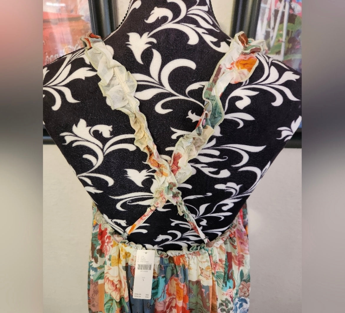 Anthropologie Floral Boho Dress | Size S