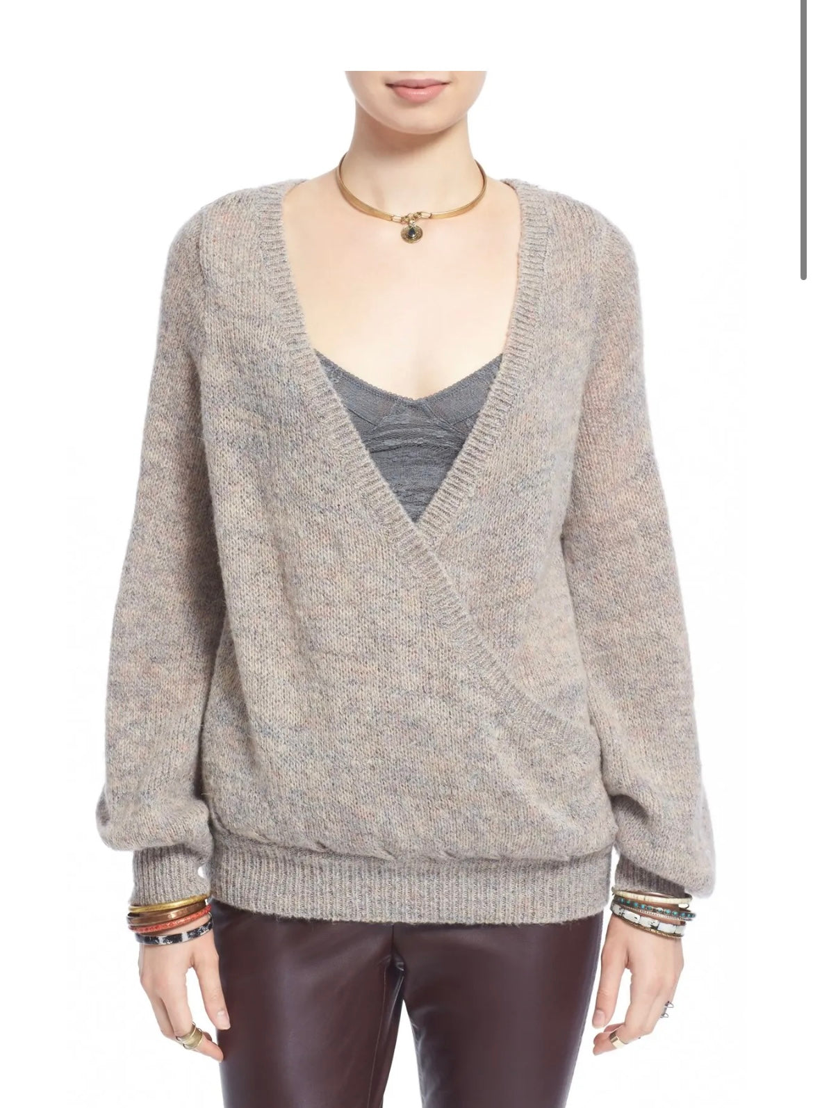 Free People Wrap Sweater | Size S