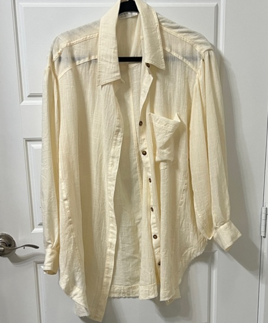 Miss Love Button Down | Size M