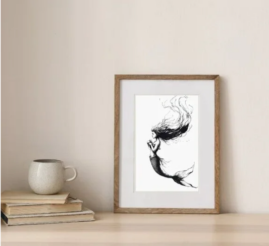 Whispers Beneath the Waves Art Print