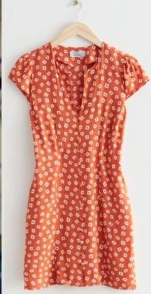 & Other Stories Geometric Dress | Size 8